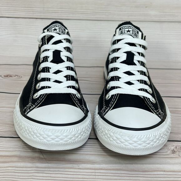 CONVERSE Chuck Taylor All Star Low Black Canvas Sneaker Shoe Men 9/Women 11 MINT - Picture 3 of 14